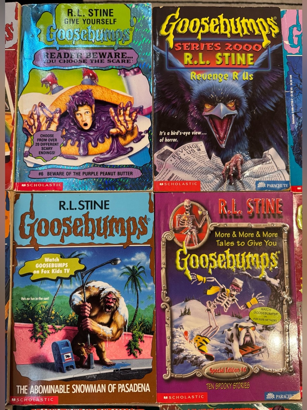 Lot of 19 Vintage 1990’s R.L. Stine Goosebumps Book Collection NO DUPES - Picture 3 of 16